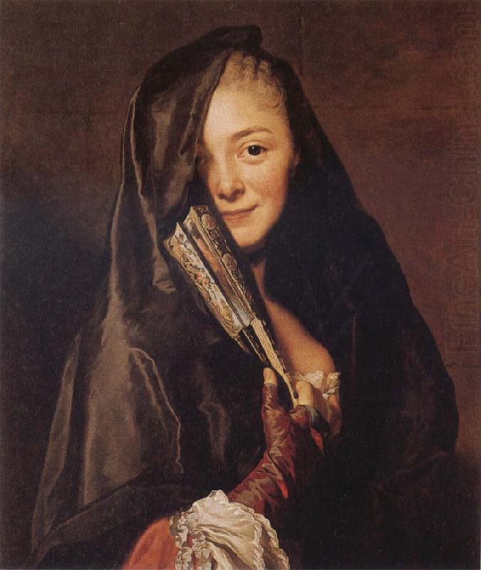 Alexander Roslin Woman with a Veil:Marie Suzanne Roslin china oil painting image